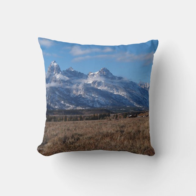 Mountains in the Western USA Pillow (Front)