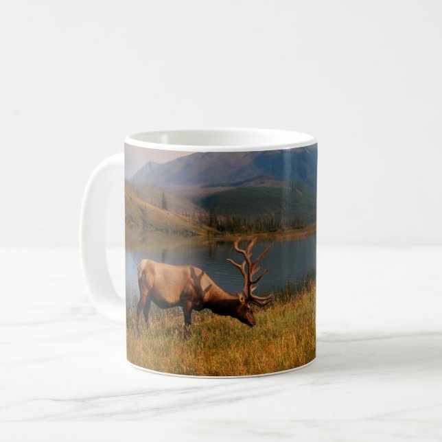 Mountains | Jacques Mountain Range Alberta Canada Coffee Mug (Front Left)