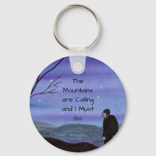 Mountains Keychain