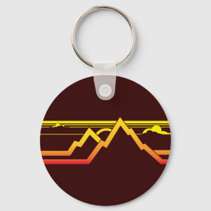 Mountains Keychain