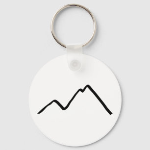 Mountains Keychain