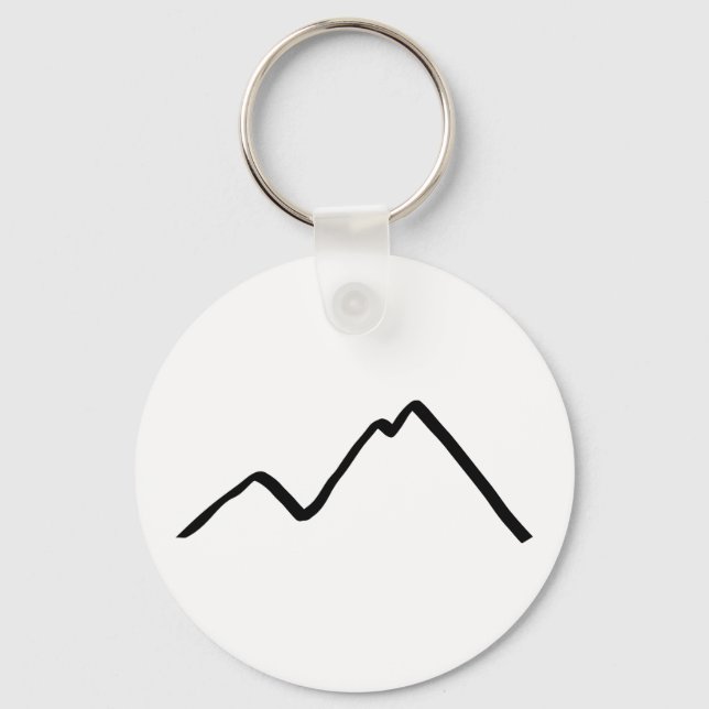 Mountains Keychain (Front)