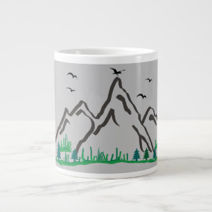 Mountains Large Coffee Mug
