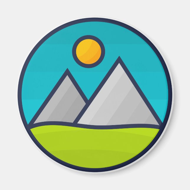 Mountains Magnet (Front)