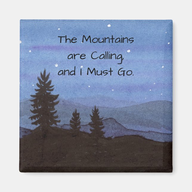 Mountains Magnet (Front)