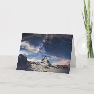 Mountains Matterhorn Zermatt Switzerland Card