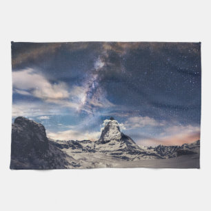 Mountains Matterhorn Zermatt Switzerland Kitchen Towel