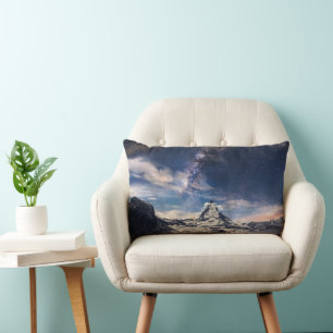 Mountains   Matterhorn Zermatt Switzerland Lumbar Pillow