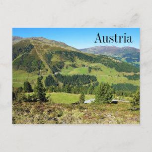 Mountains & Meadows Zillertal Austria Postcard