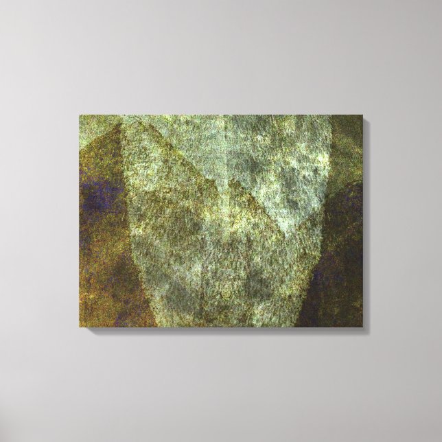 Mountains Modern Abstract Canvas Print (Front)