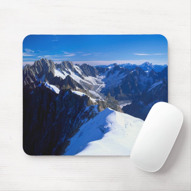 Mountains | Mont Blanc, European Alps Mouse Pad (With Mouse)