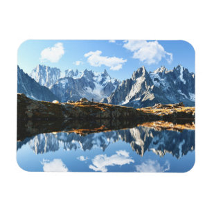 Mountains Mont Blanc Massif, France Magnet