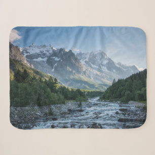 Mountains Mont Blanc Massif, Italy Sherpa Blanket