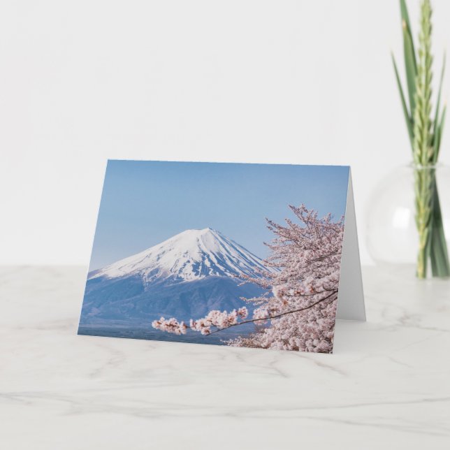 Mountains | Mt. Fuji Tokyo, Japan Card (Front)
