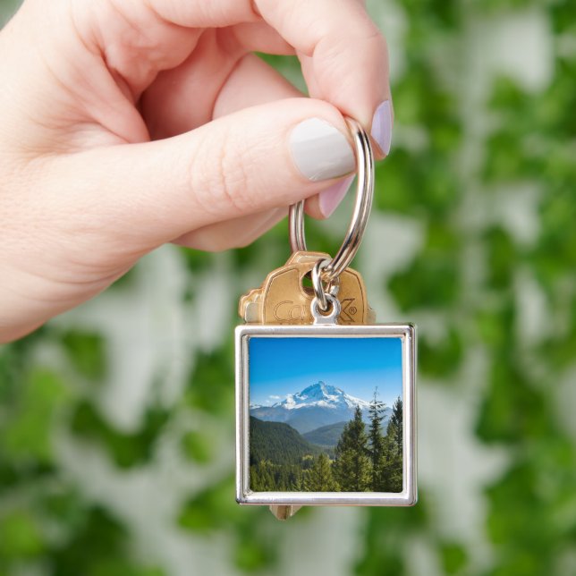 Mountains | Mt. Hood Oregon Keychain (Hand)