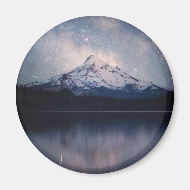 Mountains | Mt. Hood Portland, Oregon Magnet (Front)