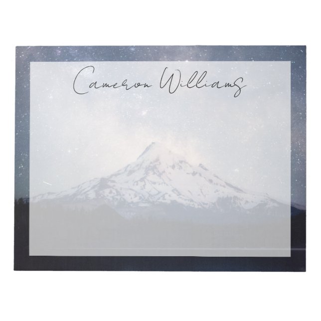 Mountains | Mt. Hood Portland, Oregon Notepad (Front)