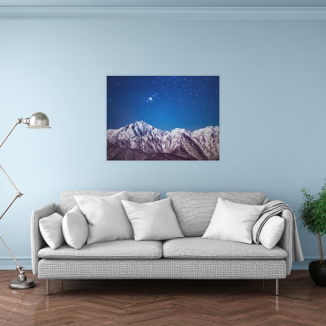 Mountains | Mt. Jiigatake & Mt. Kashima-yarigatake Canvas Print (Creator Uploaded)