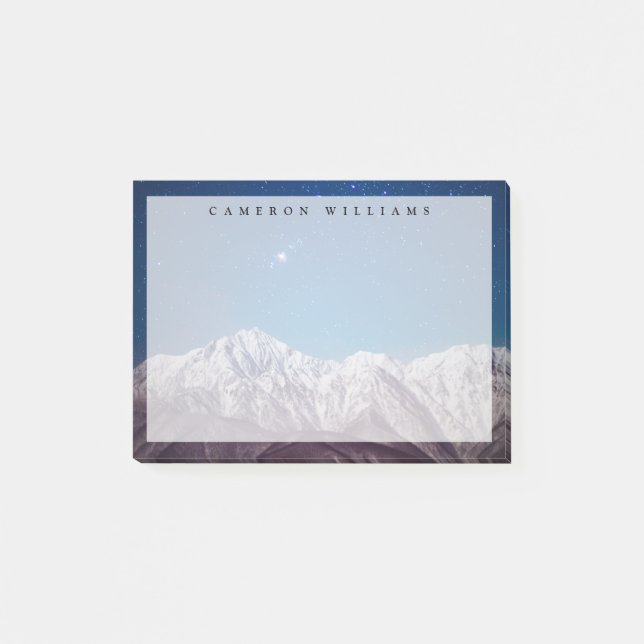 Mountains | Mt. Jiigatake & Mt. Kashima-yarigatake Post-it Notes (Front)