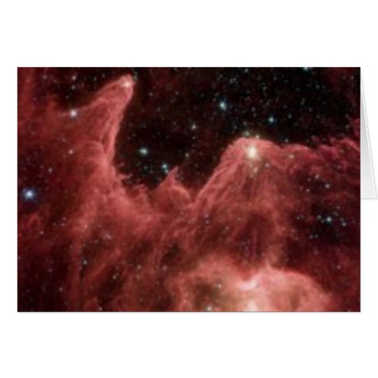 Mountains of Creation, NASA by Spitzer Telescope Card