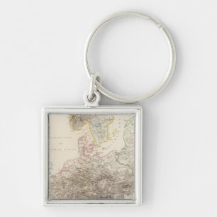 Mountains of Europe Keychain