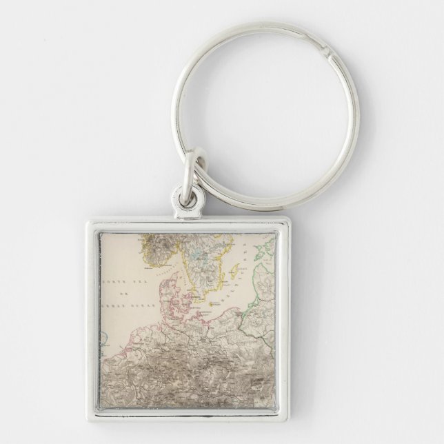 Mountains of Europe Keychain (Front)