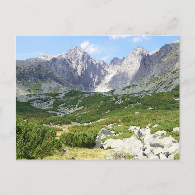 Mountains of High Tatras Slovakia Postcard (Front)