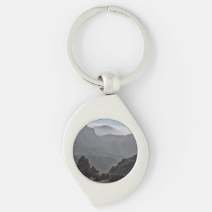 Mountains of La Palma Keychain