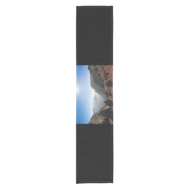 Mountains of La Palma Short Table Runner (Front)