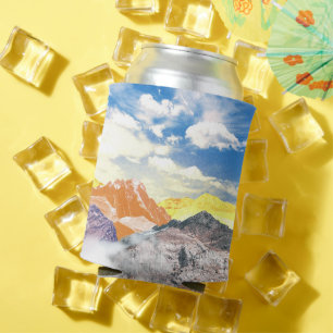 Mountains (photo montage) 1 can cooler
