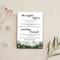Mountains Pines Rehearsal Dinner & Sunday Brunch