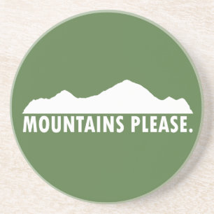 Mountains Please Coaster