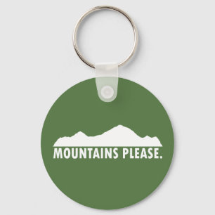 Mountains Please Keychain