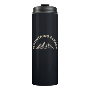 Mountains please thermal tumbler