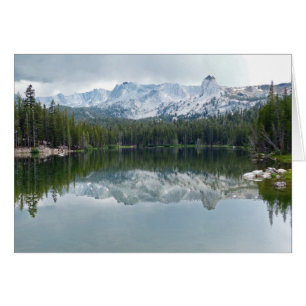 Mountains, Reflection , Lake, Blank Inside