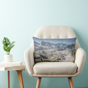 Mountains Rocky Mountains, Colorado Lumbar Pillow