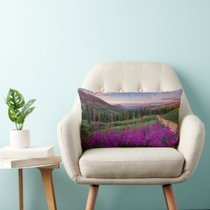 Mountains Rocky Mountains, Colorado Lumbar Pillow