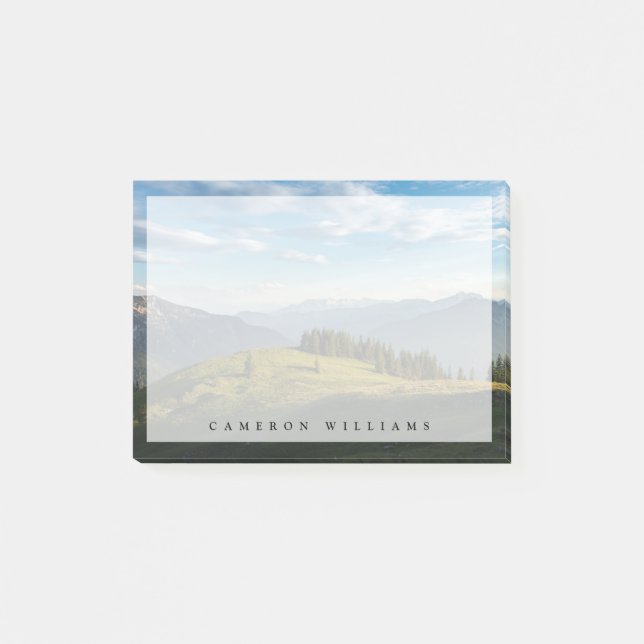 Mountains | Spitzingsee Lake, Swiss Alps Post-it Notes (Front)
