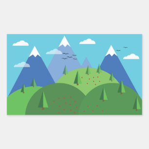 Mountains Sticker