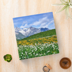 Mountains   Swiss Alps Valley Spring Binder