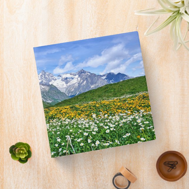 Mountains | Swiss Alps Valley Spring Binder (In Situ)