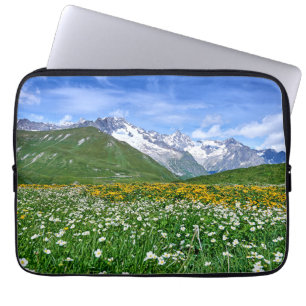Mountains   Swiss Alps Valley Spring Laptop Sleeve