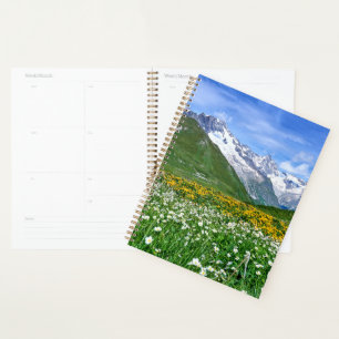 Mountains Swiss Alps Valley Spring Planner
