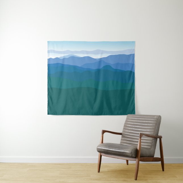 Mountains Tapestry (In Situ (Horizontal))