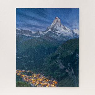 Mountains   The Matterhorn, Zermatt, Swiss Alps Jigsaw Puzzle