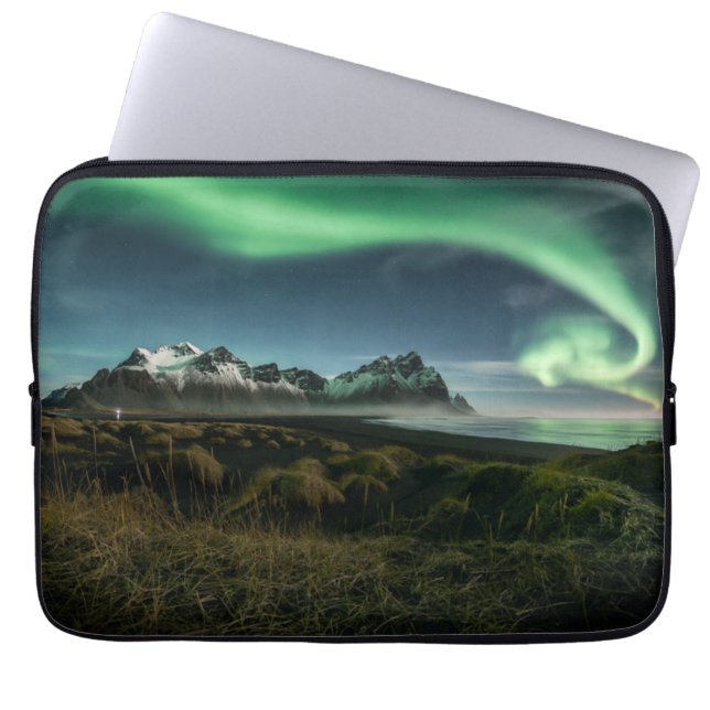 Mountains | Vestrahorn Mountain, Iceland Laptop Sleeve (Front)
