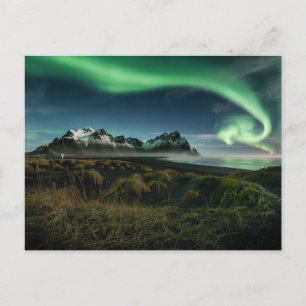 Mountains Vestrahorn Mountain, Iceland Postcard