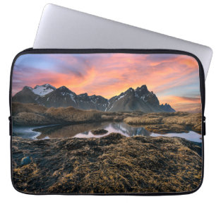 Mountains Vesturhorn Mountain Iceland Laptop Sleeve