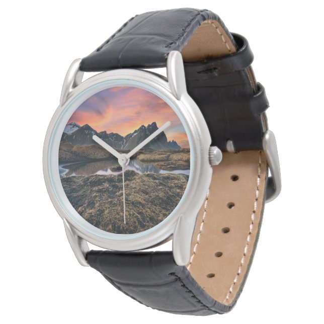 Mountains | Vesturhorn Mountain Iceland Watch (Angled)