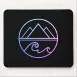 Mountains Waves Nature Outdoor Surf Hiking Surfer  Mouse Pad<br><div class="desc">Mountains Waves Nature Outdoor Surf Hiking Surfer</div>
